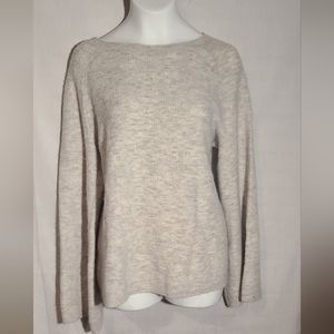 Loft soft cream sweater long sleeved shirt women's
